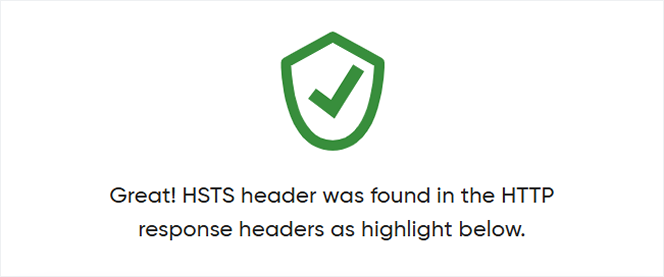 Teste de validação para HSTS 2